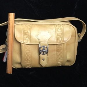 American Tourister  vintage mustard shoulder bag